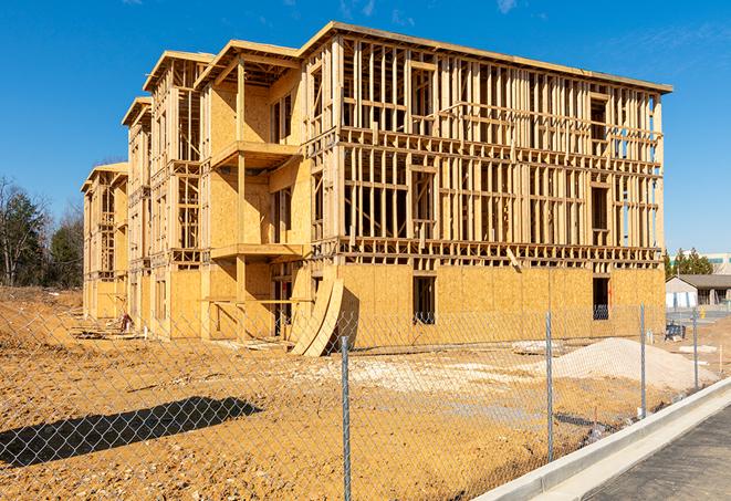 a mobile fence protecting a job site and workers in Magna, UT