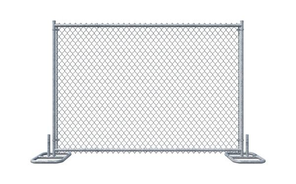 temporary panel fencing are made from weather-resistant materials to withstand harsh weather